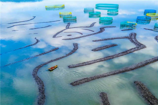 【秘境霞浦】沙江S湾船影如织·半月里畲寨古韵·南湾“海上甲骨