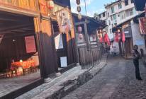 红军街石板路与木构老铺